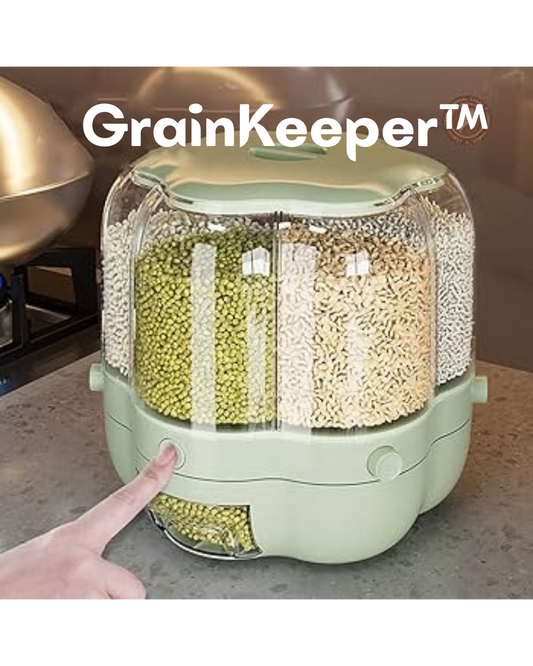 GrainKeeper™ - DISPENSADOR DE GRANOS GIRATORIO